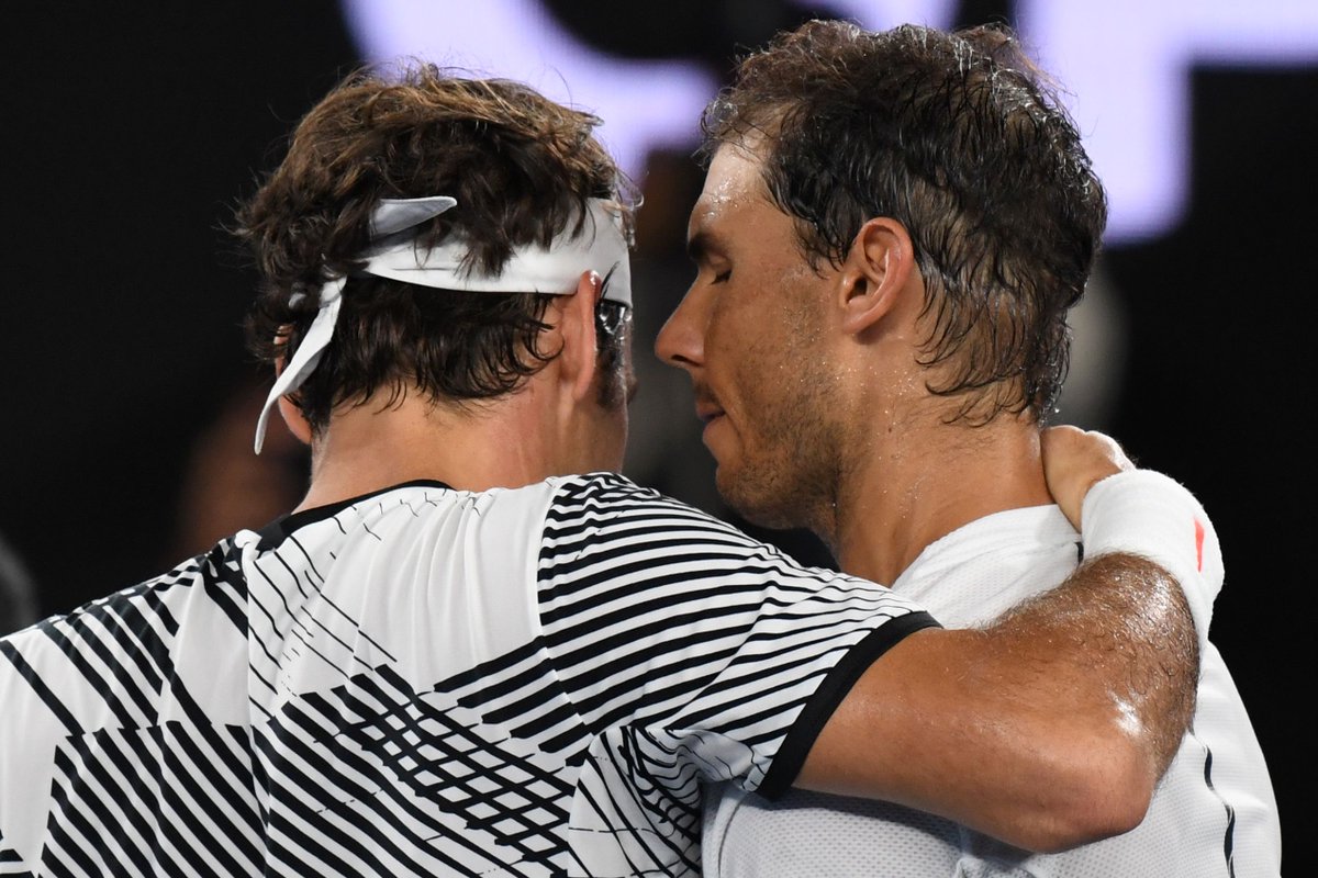 Federer- "Tennis is a tough sport, there's no draws but if there was I'd be happy to share it with Rafa tonight"
#AusOpen #tennis