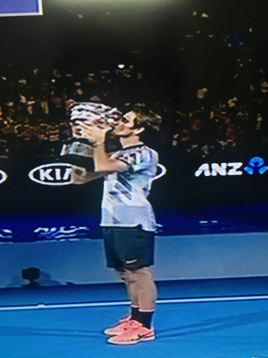 Roger that! The miracle we call <a href="/rogerfederer/">Roger Federer</a> <a href="/AustralianOpen/">#AusOpen</a> #AusOpen2017 #AusOpenFinal