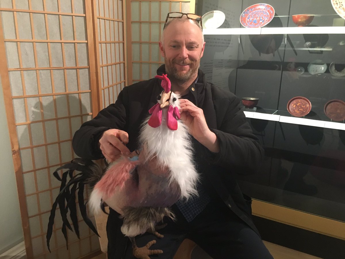 Marc <a href="/BathPuppet/">Marc Parrett</a> is getting his Rooster warm up for our storytelling. Join our lunar new year celebration today! <a href="/BathEchoWO/">Bath Echo | What's On</a> <a href="/kidsinmuseums/">Kids in Museums</a>