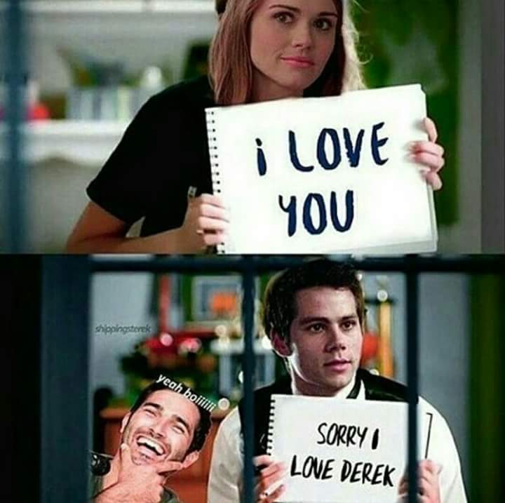 Alba_DHale's tweet photo. Ops 😂😂 #sterekfest #sterek #stydia #TeenWolf #derekhale #stiles #StilesisBack 😈😈 https://t.co/UAjGAMk495