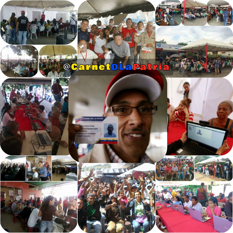 CarnetDLaPatria's tweet photo. Envianos tus fotos y videos desde cualquier punto de carnetización a nivel nacional #CarnetDeLaPatria. Activate!!! #29Ene https://t.co/NvhCHCCLlr