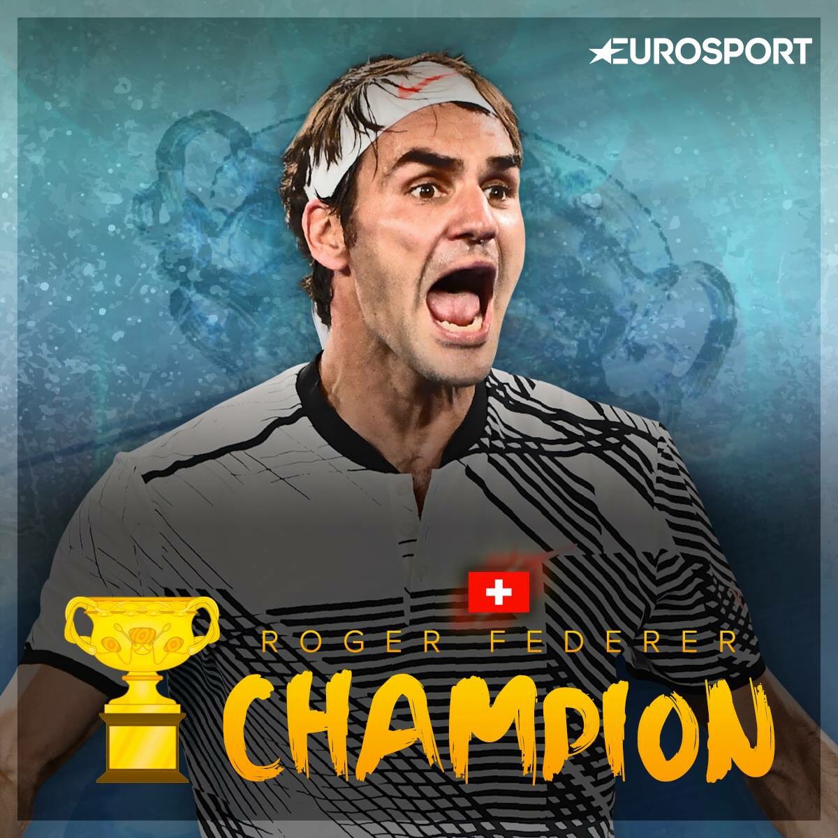 ladymarriott's tweet photo. Un MostrO ... il Grande Ritorno 😏#FedererNadal #Roger18 #AusOpen #TheLegend #TheKing 🎾🏆🥇 https://t.co/y2bfq3lfLn