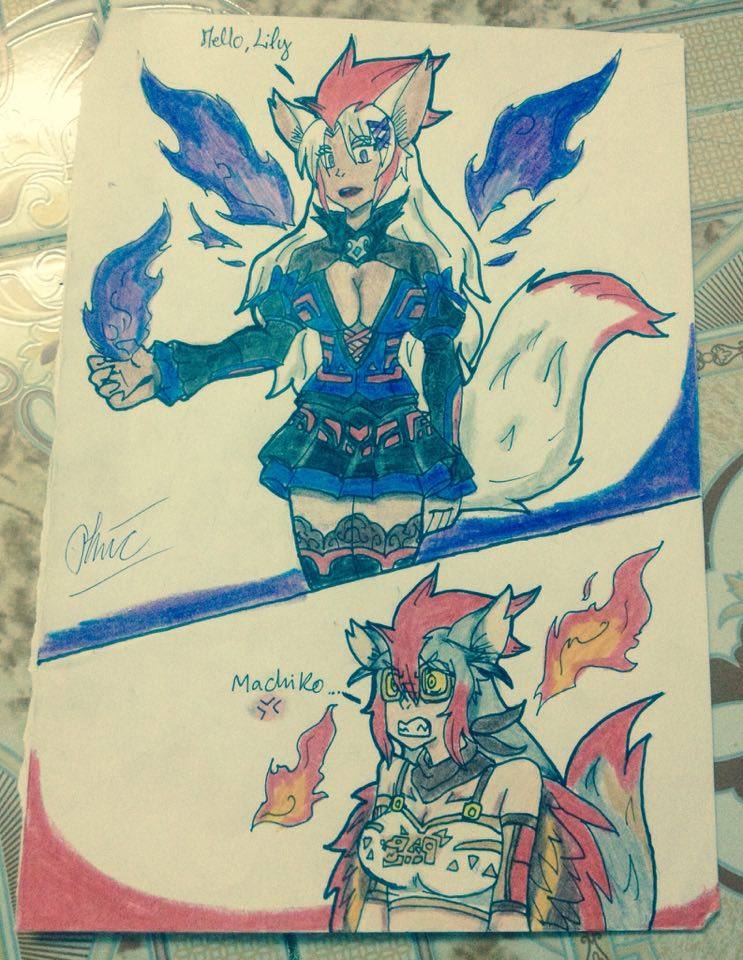 baphuc1010's tweet image. @Lost_Pause_ happy year of the rooster Noble ^^ hope u like this gift
"Machiko awakes, the rival"