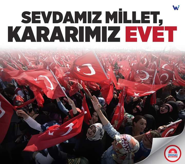 Sevdamız Millet, Kararımız EVET
#evet #bendevarim #akgenclik #erdogan #devletbaşkanı #akparti #başkan #rte #başbakan #rterdogan #anayasa