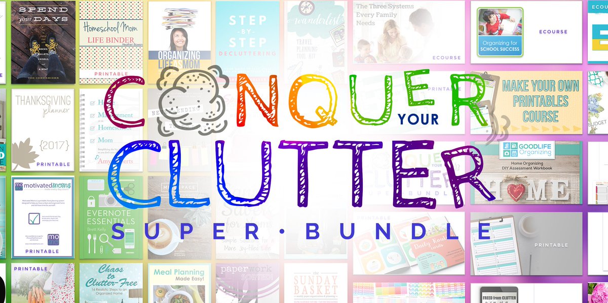 organize365's tweet photo. Ready to get organized in 2017 with all these clutter-busting tools? Act today! https://t.co/NvYfFLXUxD #getorganized #conquerclutter https://t.co/UJsJdX3PsF