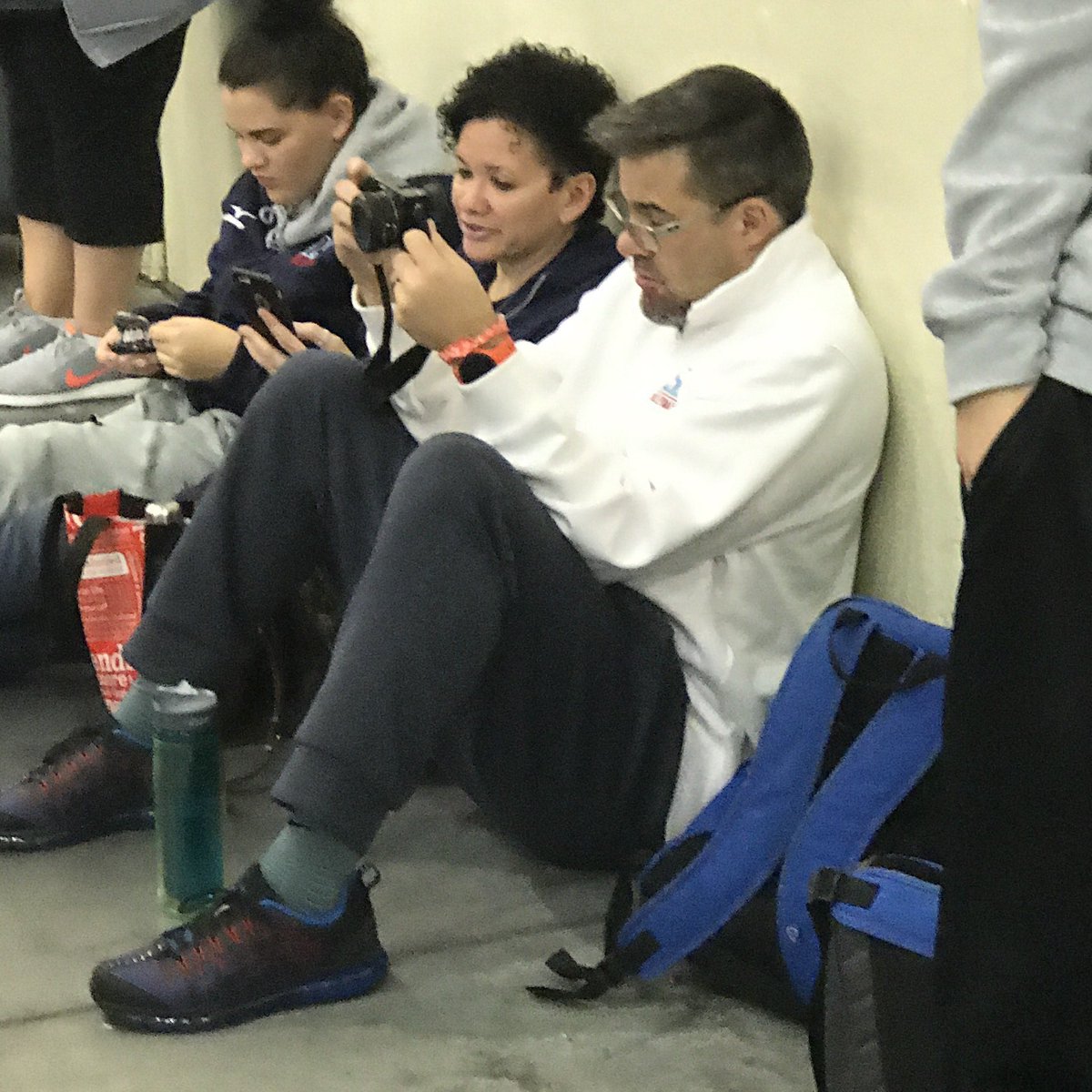 DevSQL's tweet image. I found a @SQLRockstar doppelgänger at a volleyball tournament today in TN. Here I thought he was a soccer mom.