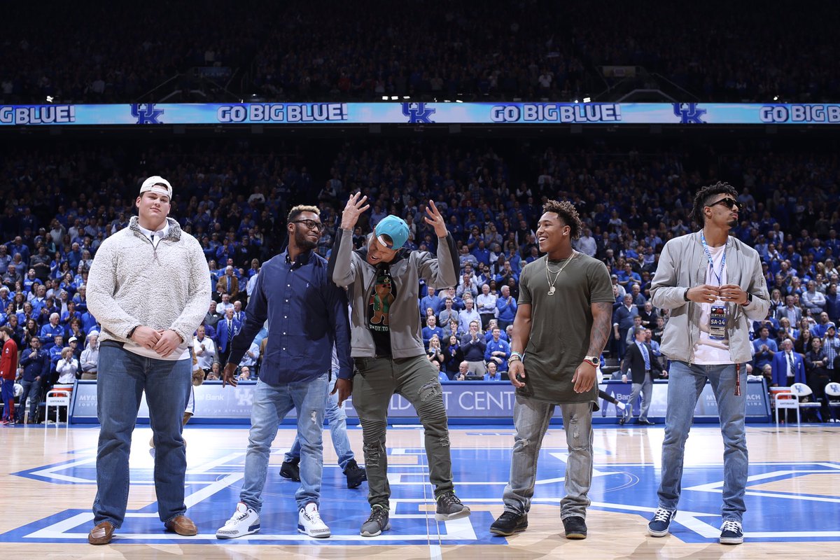 Members of the football team were offered at UK's last Junior Day, via @UKFootball.