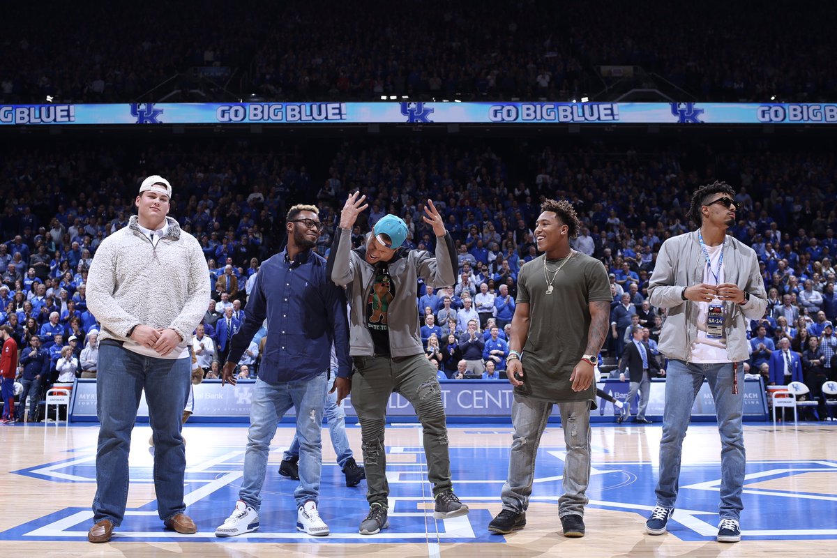 Members of the football team were offered at UK's last Junior Day, via @UKFootball. 