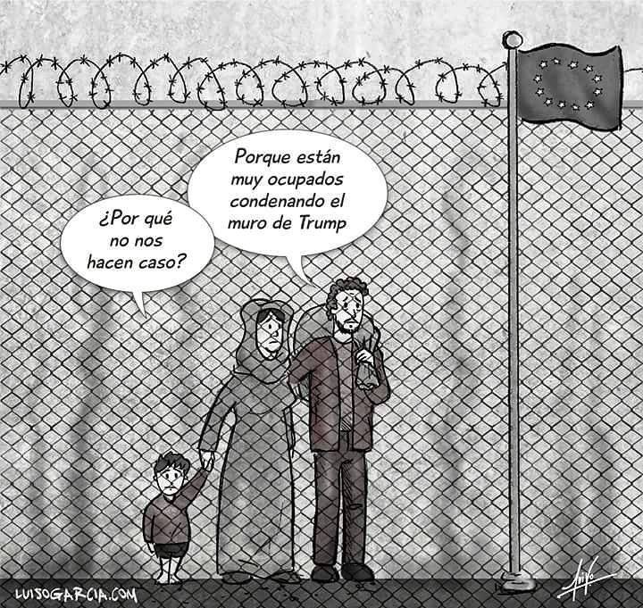 Los_Gritando's tweet photo. ¿Refugiados? son expulsados, encarcelados, abandonados... ganado. Los Trump ya gobernaban Europa. Hoy y siempre #RefugiadasBienvenidas https://t.co/dCLBZ1qESB