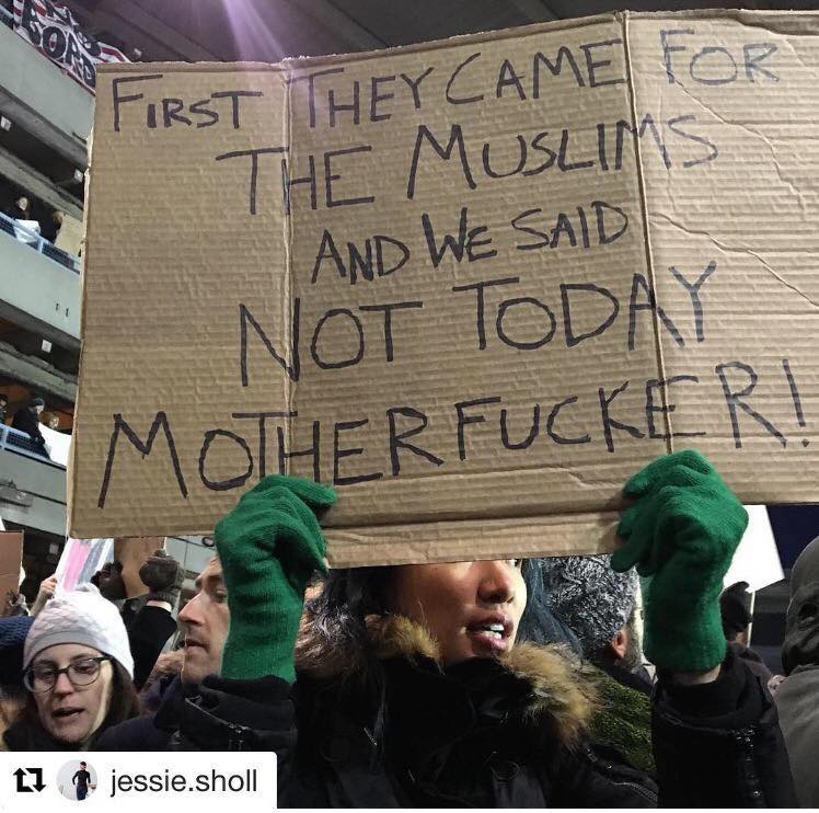 #fuckyou #MuslimBan