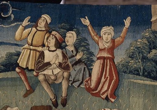 museecluny's tweet photo. Un special clapping #medieval pour @FRAHandball #FRANOR #Handball2017 #phenomenalhandball #BleuetFier https://t.co/ng8YxCgi04