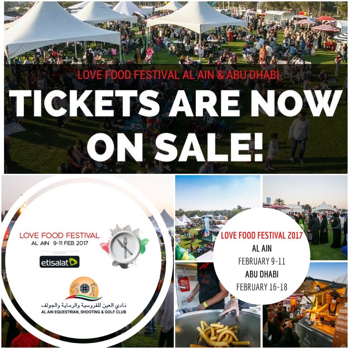SoleAgency's tweet photo. We can't wait to provide more awesome #livemusic at @lovefoodfestad #alain international #foodtrucks #streetfood #inalain https://t.co/Y2Oc9Z4eKm