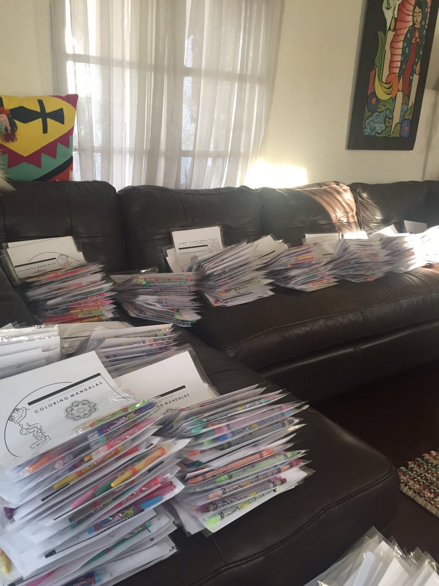 🌈These Mandala kits are getting ready to provide art therapy to children around the world with  <a href="/operationsmile/">Operation Smile</a> #ColoringMandalas