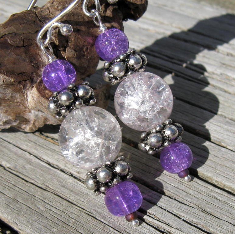 Emotional_Oasis's tweet image. Purple Ice and Sterling Earrings tuppu.net/deb6ad11 #jetteam #FrenchHook