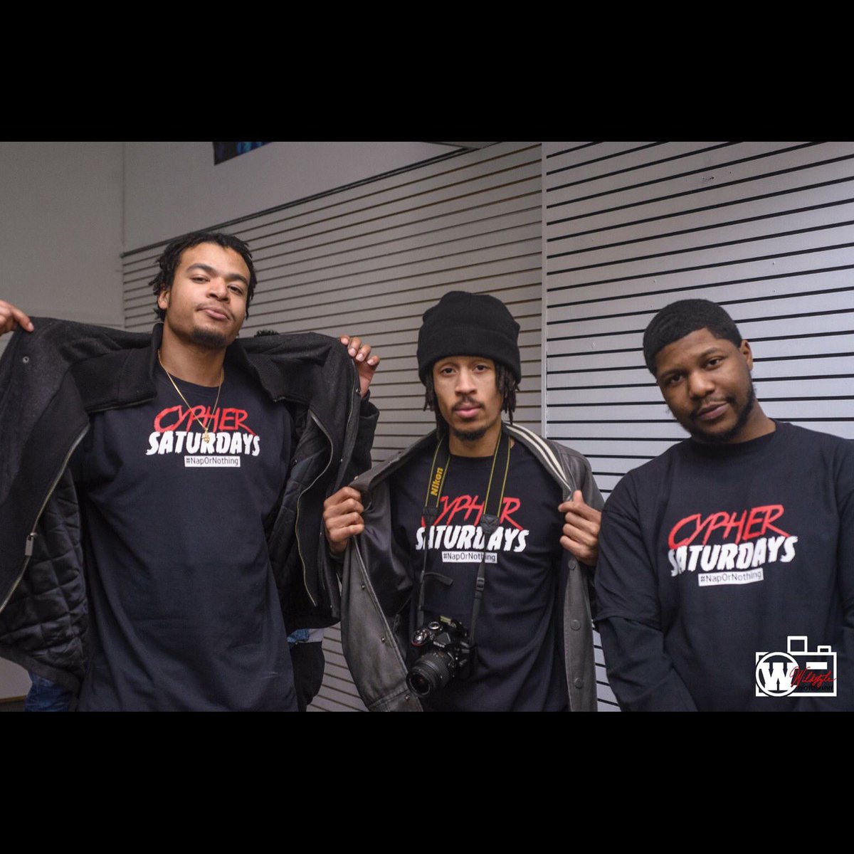 CuznShied's tweet photo. #NAPORNOTHING #CYPHERSATURDAYS was another success! CYPHER SATURDAYS shirts available @NapOrNothing 📸 @MrWildstyle https://t.co/xzXG1JRxL2
