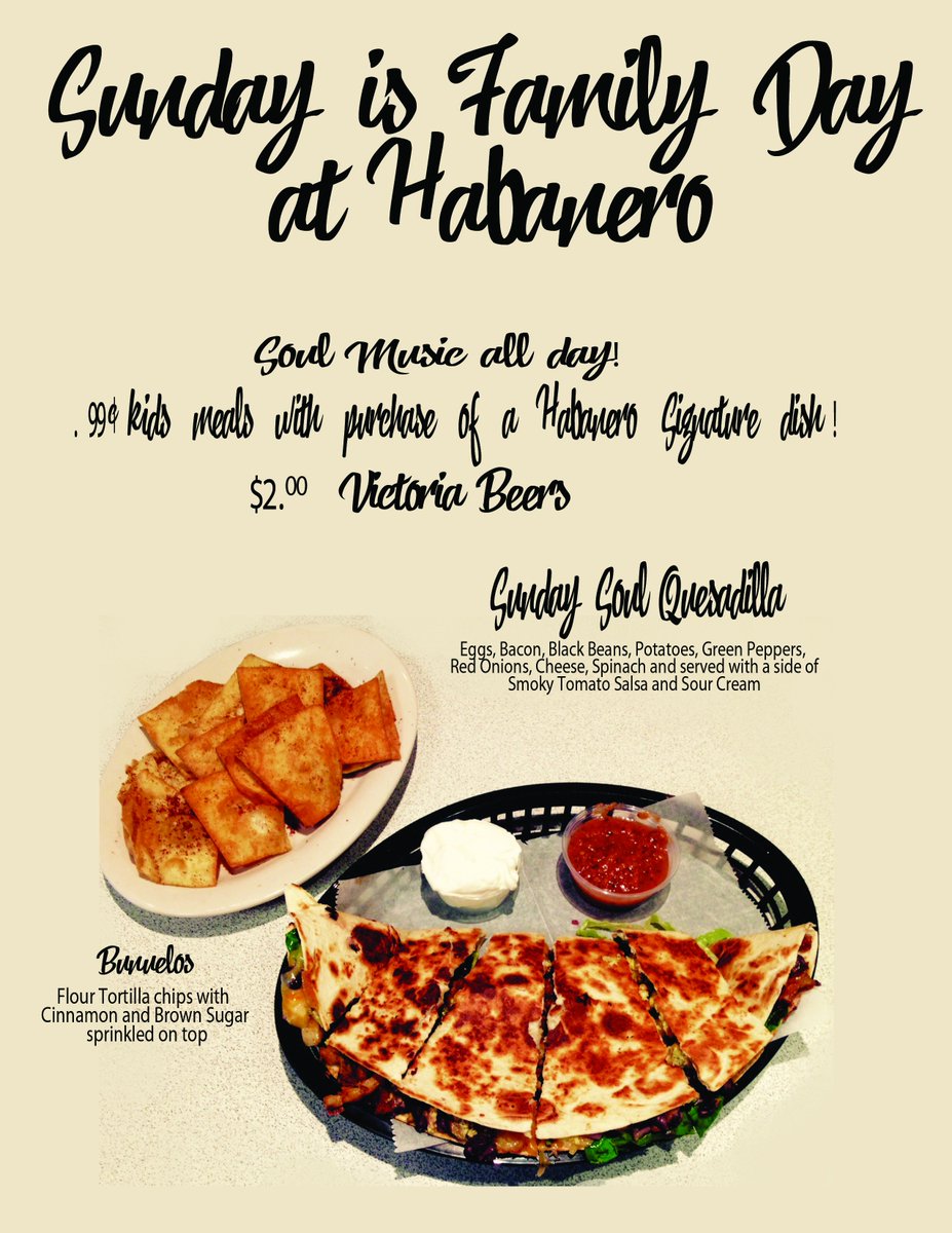 HabaneroLatin's tweet photo. Sunday is Family day at Habanero! https://t.co/ytHabf7KTq