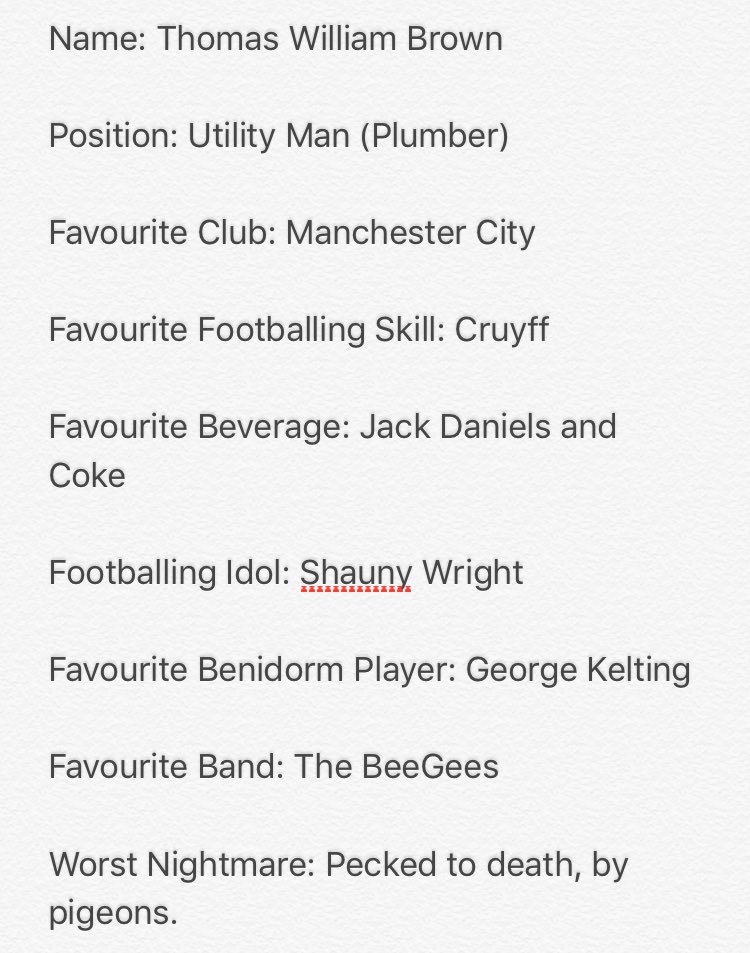 FC_Benidorm's tweet photo. First up, it's Tom Brown!
#BenidormCF https://t.co/zSgWTClaGe