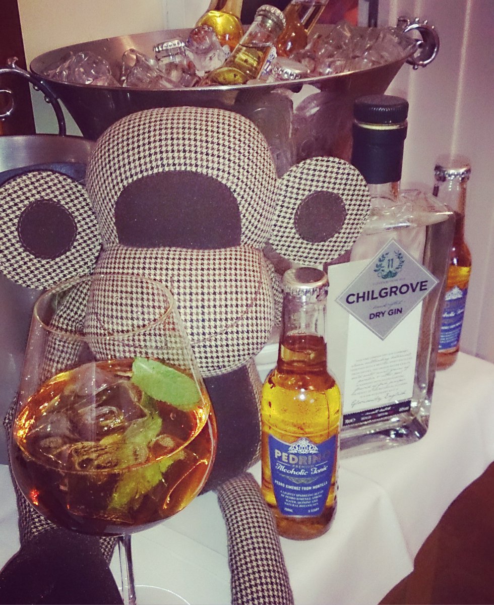 ChilgroveGin's tweet photo. #GinMonkey knows best @TerravinaHotel with @PedrinoTonic #Chilgrove #Gin https://t.co/nGPWUqrCVF