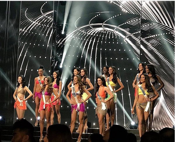 #MissUniverse #Indonesia and the girls during rehearsals