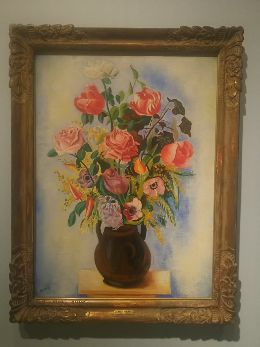 甘酒 Na Twitteru 富士美術館 とことん見せます 富士美の西洋絵画 お気に入り エコール ド パリの画家たち キスリングの 花 とデュフィの アネモネ 色彩のハーモニーが美しい