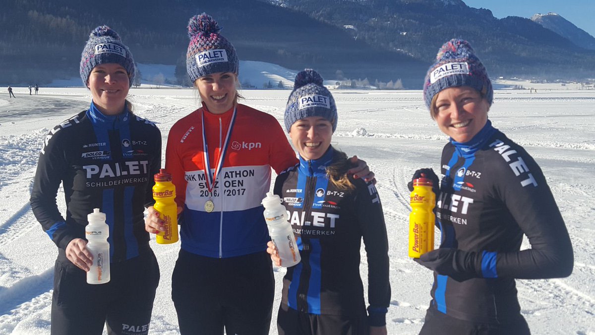 .<a href="/PowerBarNL/">PowerBarNL</a> <a href="/peptiplus/">Peptiplus</a> zijn verbonden aan de <a href="/WeissenseeNL/">AEW</a> maar ook aan @TeamPalet kersverse Ned. Kamp. Natuurijs <a href="/InekeeD/">Ineke Dedden</a> is er blij mee