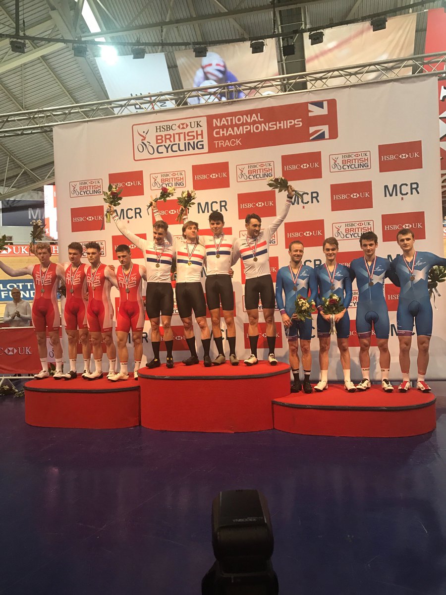 It's Bronze for Scotland in the Men's Team Pursuit! Congratulations <a href="/Joe__Nally/">Joe Nally</a>, Andy Brown, <a href="/AngusClaxton/">AngusClaxton</a> and Evan Oliphant