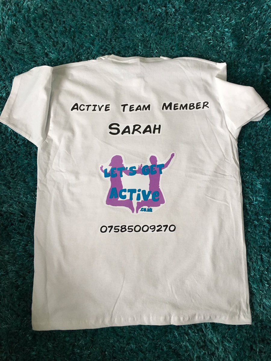 letsgetactiveuk's tweet image. Today we are busy making our new uniform. Here's the first one finished!