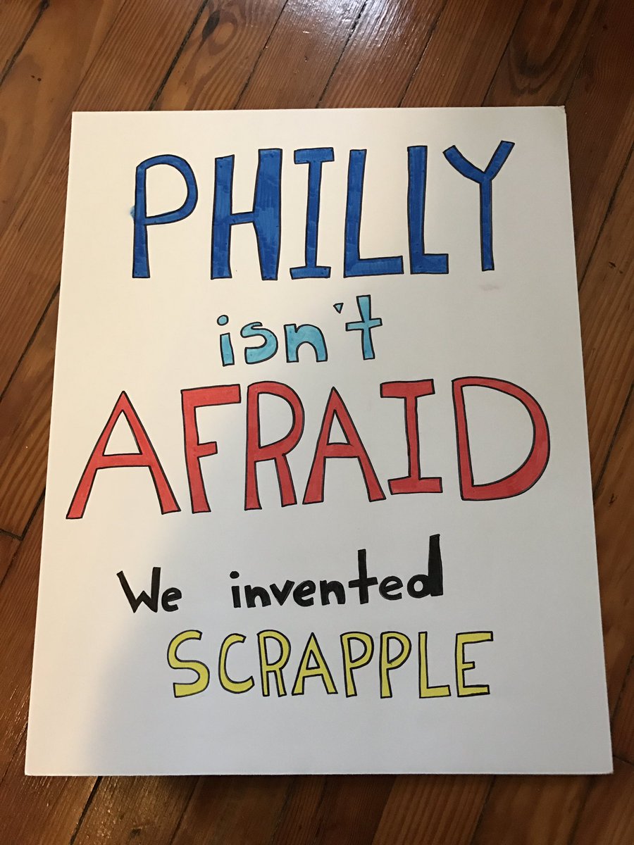 amyignatow's tweet photo. Ready for round 2. #MuslimBan #phlairport #resist https://t.co/D8EvzhwNZX