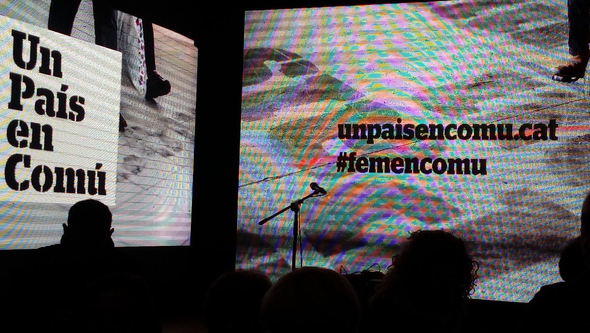 XavierDomenechs's tweet photo. Impressionant la il•lusió a l'acte d'avui. Comencem el camí amb la força comuna, la força de totes i tots #FemEnComú https://t.co/Eomneg76Wb