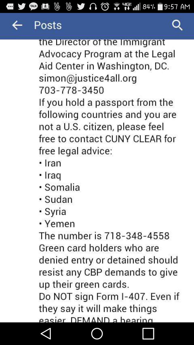 fromblue2u's tweet photo. Get the word out! #DontSignAnything #MuslimBan #NoBanNoWall #Aclu https://t.co/2QclhVHSkk