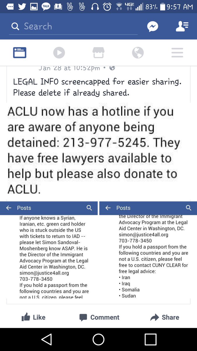 fromblue2u's tweet photo. Get the word out! #DontSignAnything #MuslimBan #NoBanNoWall #Aclu https://t.co/2QclhVHSkk