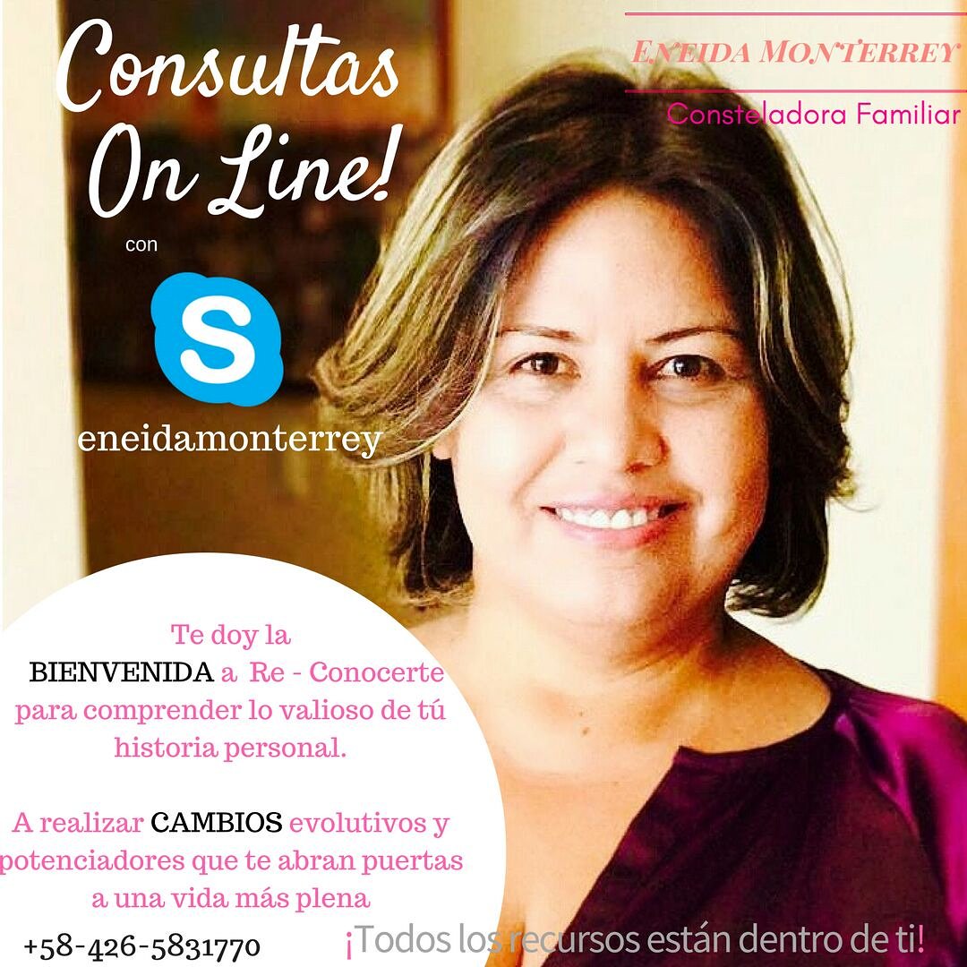 EneidaMonterrey's tweet photo. Mereces una vida interior mas plena.
Soltar lo que te limita.
Consultas On Line con Eneida Monterrey.
Consteladora Familiar.
+58-426-5831770 https://t.co/ZTSkHPEtdI