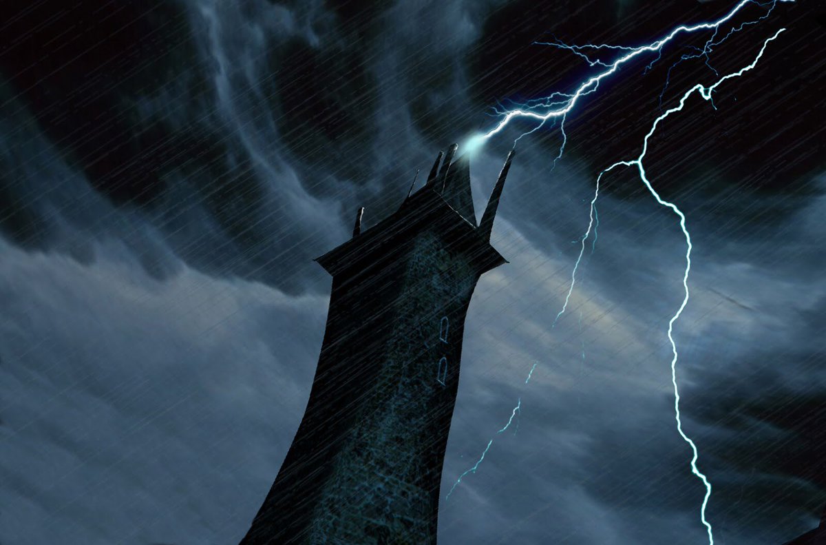 OGRapWizard's tweet photo. What lies in this spooky ass tower? Find out tomorrow! #rapwizard #hiphop #rap #music #creative #D&D #tabletop https://t.co/NE2A9wAHVX