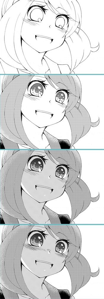 カラーに近く出来ないかなみたいな練習。 