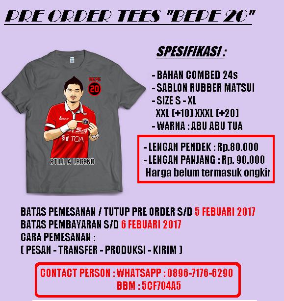Batak Ajje (@somerch_) on Twitter photo open PO tees Bepe20
- pemesan s/d 5 febuari 2017
- IDR 80k (pendek) 90k (panjang)
- DP MIN 50k
Minat WA 089671766290
Bntu up <a href="/JakCikampek/">Cikampek 7 Boys</a> open PO tees Bepe20
- pemesan s/d 5 febuari 2017
- IDR 80k (pendek) 90k (panjang)
- DP MIN 50k
Minat WA 089671766290
Bntu up <a href="/JakCikampek/">Cikampek 7 Boys</a>