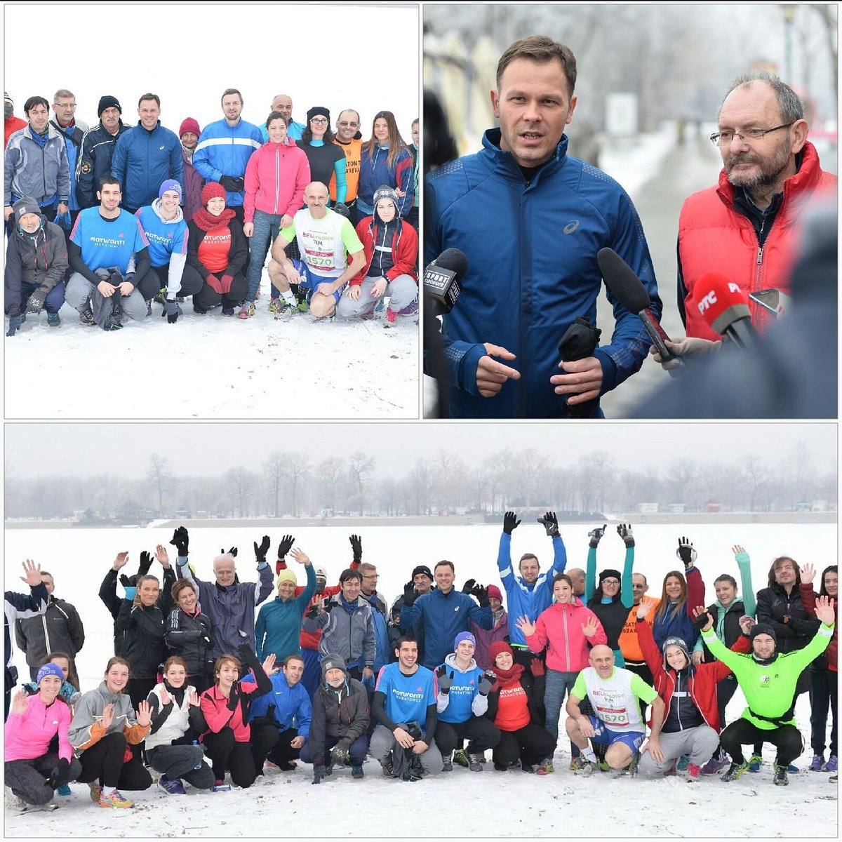 Authentic2go's tweet photo. Održan II javni trening za #30bgdmaraton na Adi Ciganliji. Gradonačelnik, Siniša Mali se priprema za polumaraton  @Bgd_maraton https://t.co/VkwIM6usbu