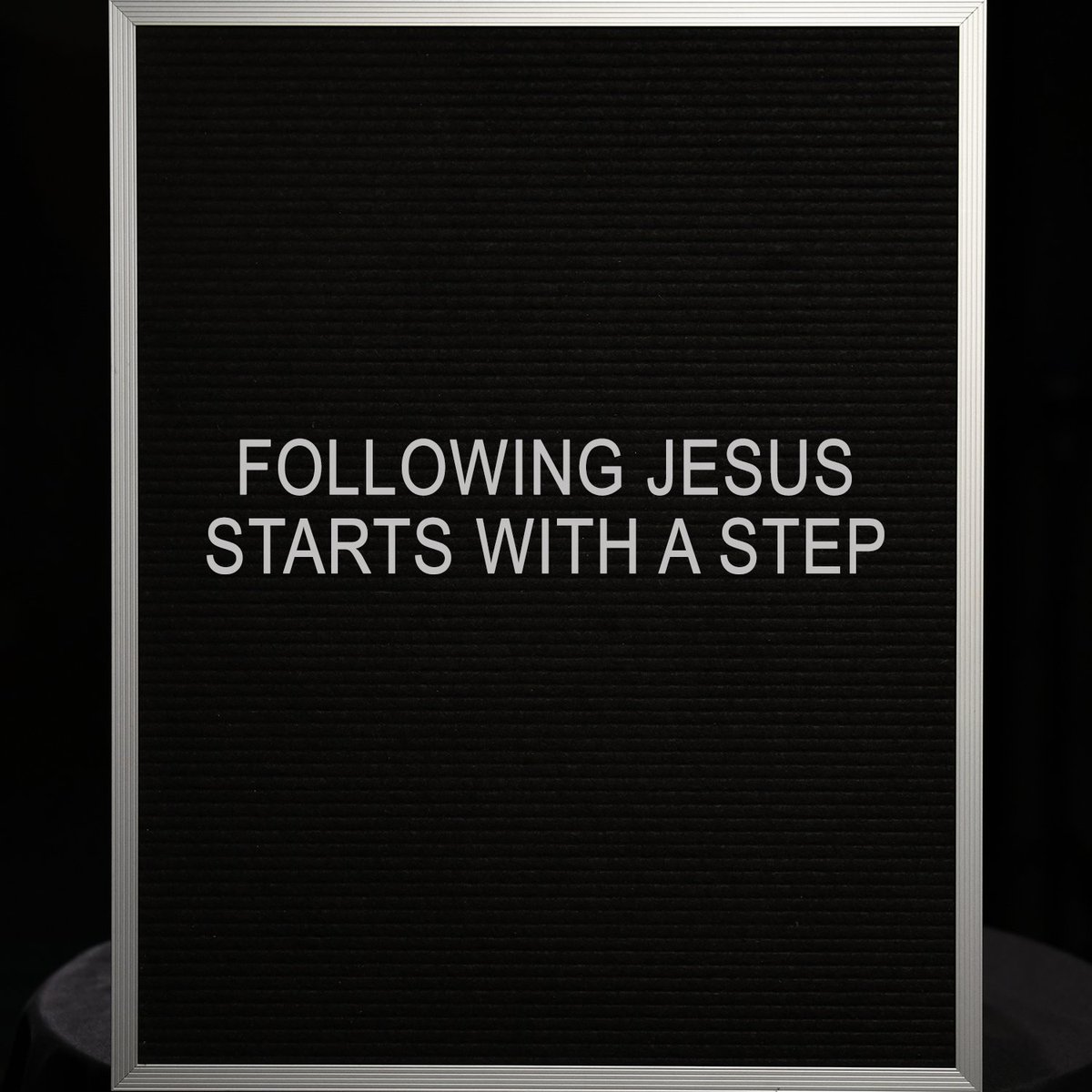 COTHAStudents's tweet photo. Following Jesus starts with a step. #ImInSeries #XP3HS https://t.co/Qsanfm3hk5