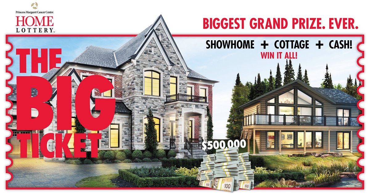Princess Margaret Lottery On Twitter Wow A 4 3m King City Showhome A Muskoka Lakefront Cottage And 500 000 Cash It S The Biggest Grand Prize Ever Https T Co Tysl9ydgrj Https T Co D0jixivcrm