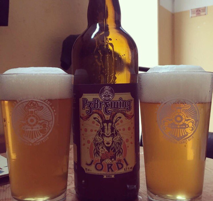 P3Brewing's tweet photo. Sunday we drink JORDI 🍻🍻🍻
#saison #madeinsassari #craftbeer #birraartigianale #friends #iltrenodelgusto #sardiniancraftbeer https://t.co/AoinsQH9NA