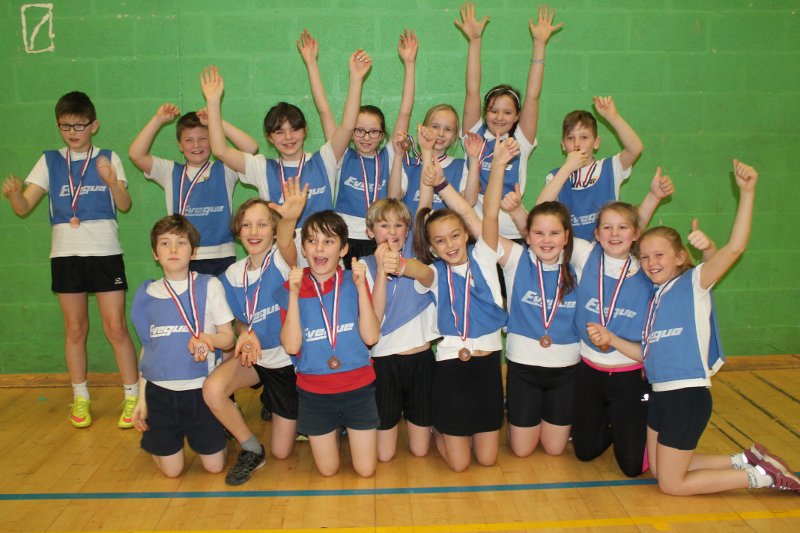 We came 3rd in the Sportshall competition - not bad for a small school!  Thanks everyone for trying so hard!