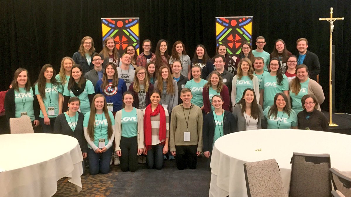 CUWPROLIFE's tweet photo. @CUWisconsin @CUNE and @CUChicago students and staff at the #MarchForLife and #LCMS Life Conference #eyesoflife #Concordia https://t.co/RYuPewOluM