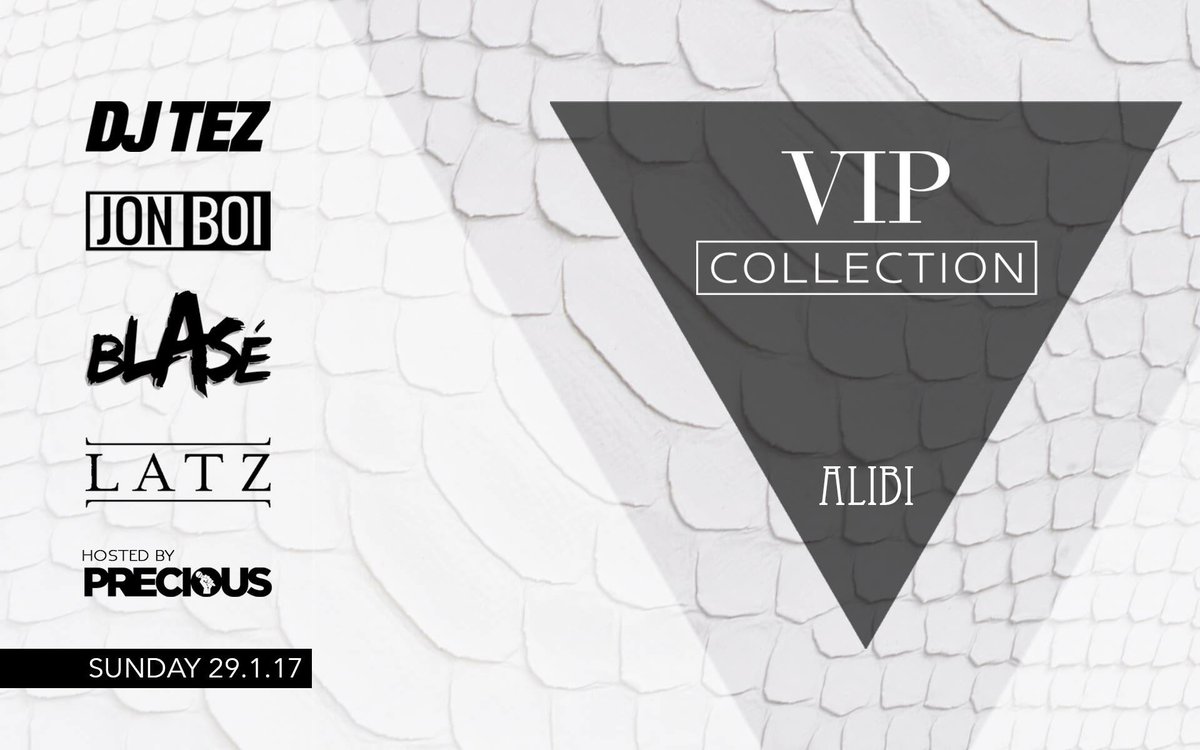 <a href="/alibibelfast/">Alibi</a> Tonight for the VIP COLLECTION NO 2 !! 

<a href="/IamDjJonBoi/">Dj Jon Boi</a> <a href="/BlaseNI/">Blasé</a> <a href="/LATZ__/">Stephen Latimer</a> <a href="/preciousjohnpj/">MC CRAZI P</a> <a href="/TEZ_G/">DJ TEZ</a> all on the Decks !!