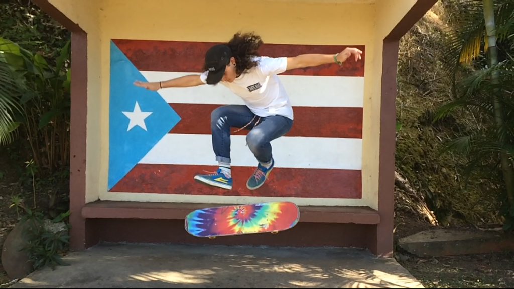 Sakitipop's tweet photo. Que gran privilegio de nacer en donde tuesta el sol y la lluvia refresca. 🇵🇷 #skatelife #puertorico #skatepr https://t.co/xU6IwCO3Cd