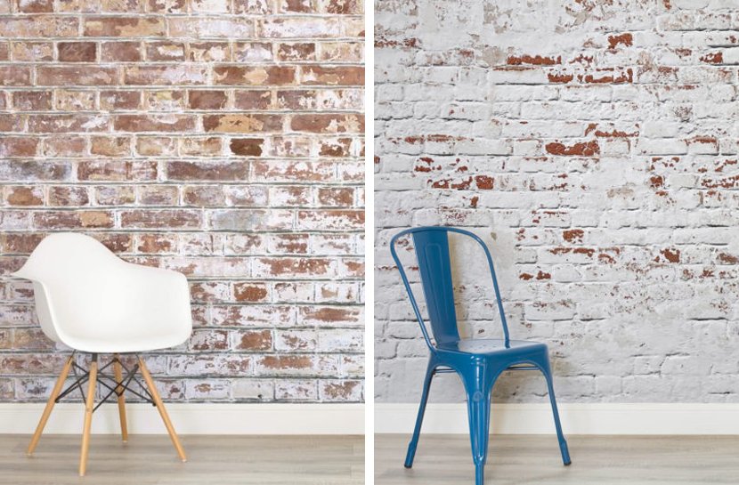 Niet gezegend met een authentieke, bakstenen muur? Ga voor behang! stripesandwalls.nl/5x-bakstenen-m…