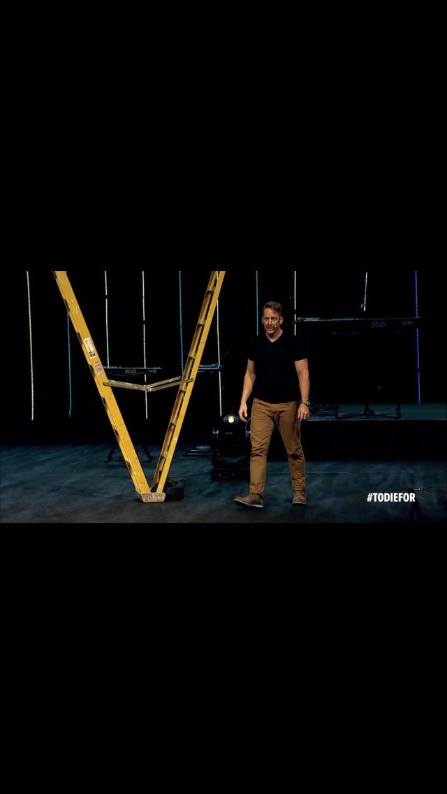 Grace is an upside down ladder. - Ryan Skoog <a href="/cvchurch_mn/">Cedar Valley Church</a>