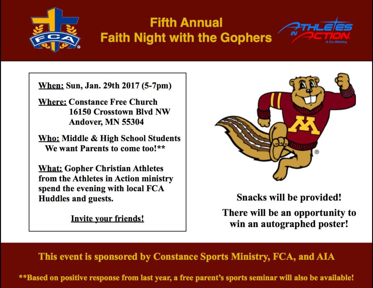 Join us! 🙌🏼
Tonight from 5:00-7:00
Constance Free Church!