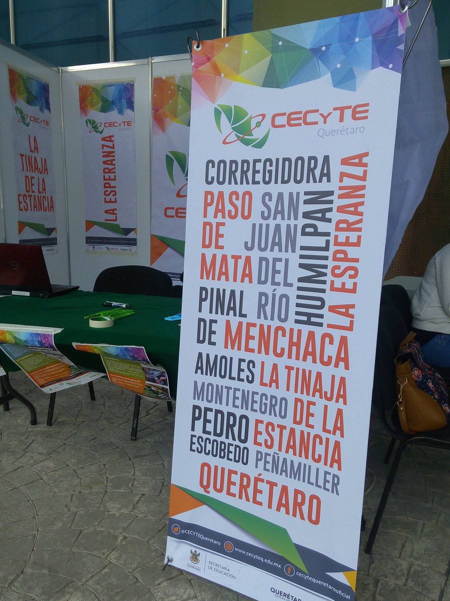 cecyteqsjr's tweet photo. #CecyteQueretaro PSJR presente en #CONEDUQ https://t.co/4c6mWUeLRb