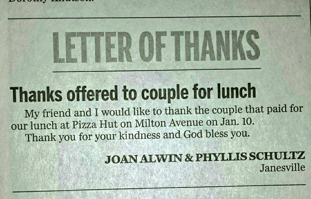 JBJustinBrown's tweet image. Love seeing this. #PayItForward #BeNiceToOthers #Janesville