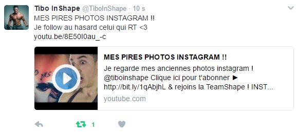 VaIentinn's tweet image. DAMNN ! @TiboInShape #FirstRT !