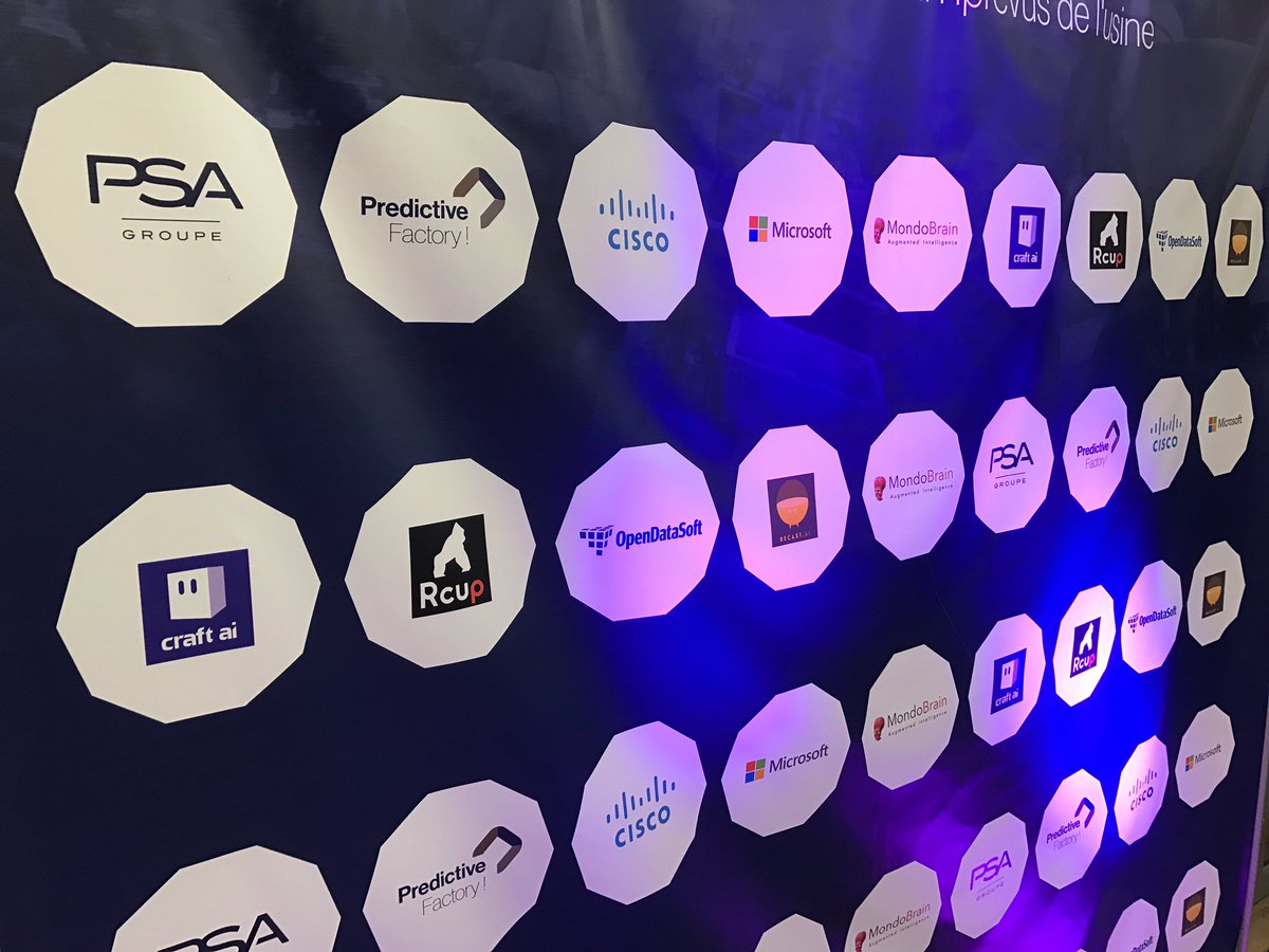 gdsm's tweet image. Great time at #PredictiveFactory today, impressive winners: Elys, Karzen + Wisdom (algorithm)! @GroupePSA @CiscoFrance @BeMyAppFR